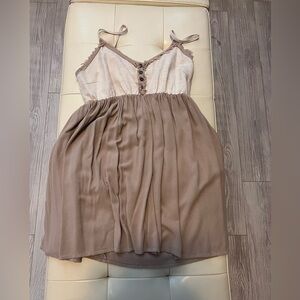 5/$30 Neutral Mini Dress